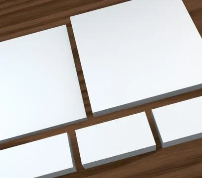 Many cards. template to presentation Stock Illustration
