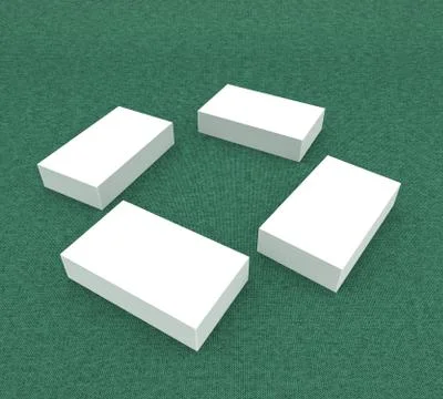 Many cards. template to presentation Illustrazione stock