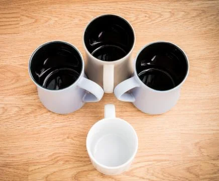 Many of the ceramic cup Stock Photos