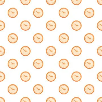 Many clocks creating a time management pattern background Stock Illustration