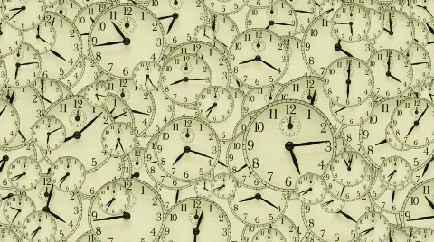 Many clocks loopable Stock-Footage 585856