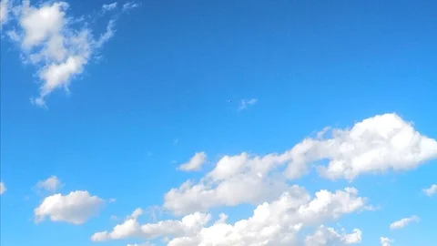 Many Clouds Float On Sky Timelapse Stock Footage 78018164