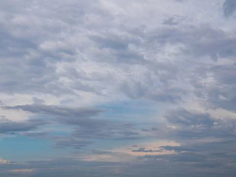 Many clouds in the sky with bruises Stock Photos