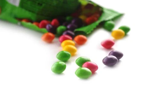 Many color candy Stock Photos