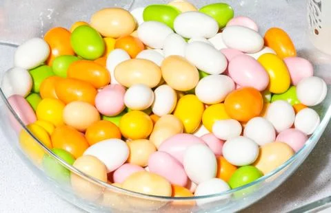 Many colored candies Stock Photos