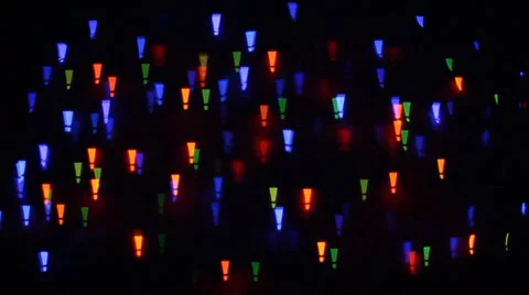 Many colored exclamation marks side by ex Video stock 30605911