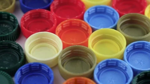Many colorful caps Stock-Footage 82793281