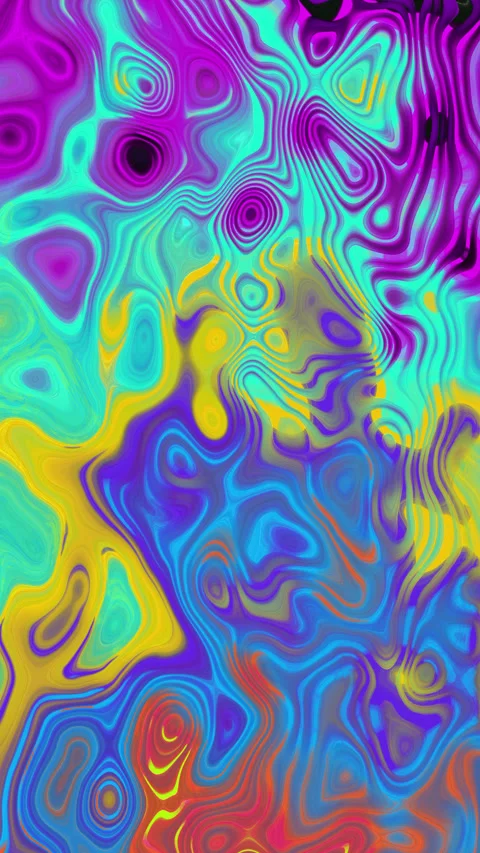 Many Colors Paint Abstract 스톡 동영상 267987880
