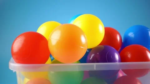 Many colors plastic ball Видео 159067787