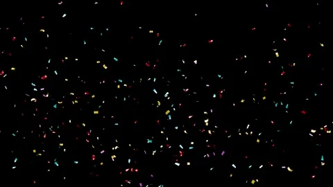 Many confetti Explosion 3D. Stock Footage 337088319