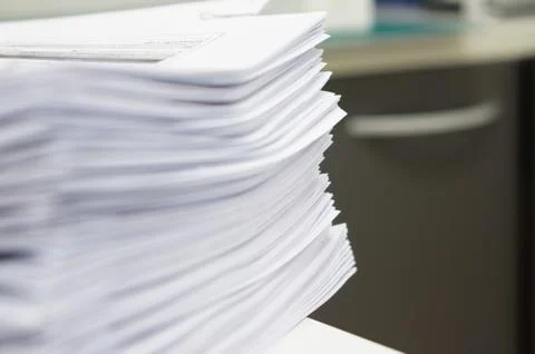 Many copy document at office Фото