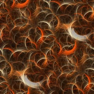 Many curls background Stock Illustration