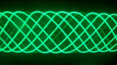 Many curves ellectronics inside oscilloscope Stock Footage 53285909