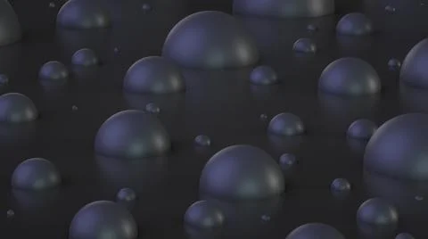 Many dark round pimples on the surface Foto stock