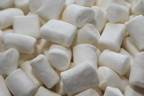 Many delicious marshmallows Stock Photos