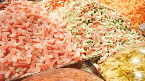 Many Delicious Sweets Stock Footage 104513394