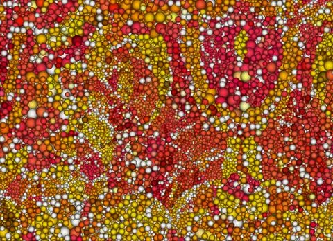 Many different atom backgrounds Illustrazione stock