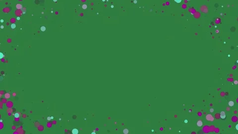 Many different colored circles and screen lot of colorful lots isolated Stock-Footage 336858923