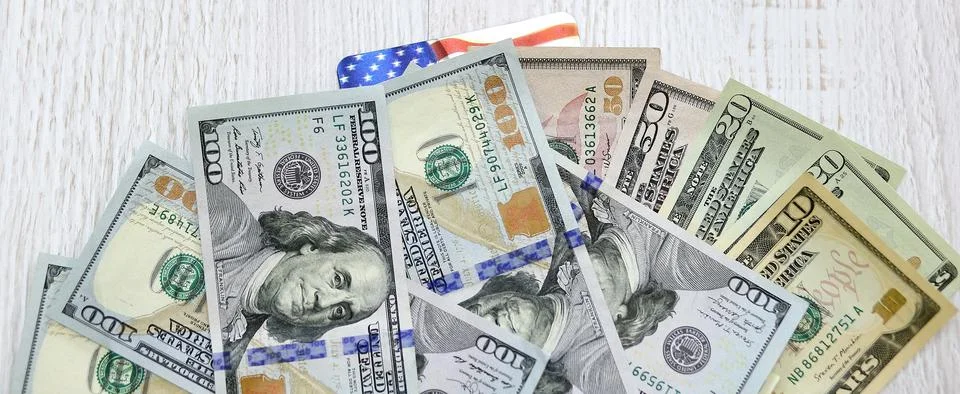Many different dollar Stock Photos