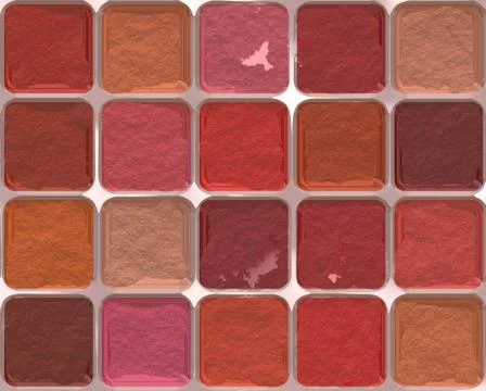 Many different rouge pattern Stock Illustration