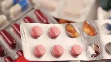 Many different tablets in packages Stock-Footage 85637230