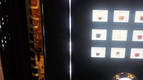 Many different types coffees on. Stock-Footage 282662943