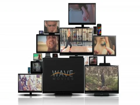 Many different types of screens Stock After Effects