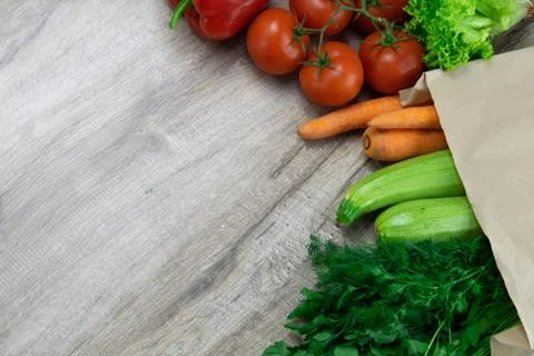 Many different vegetables including beets, cabbage, zucchini, carrots, tomato Stock Photos