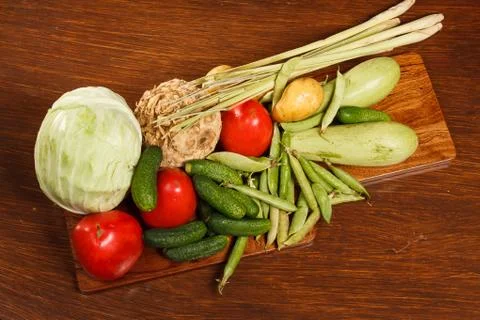 Many different vegetables Stock Photos