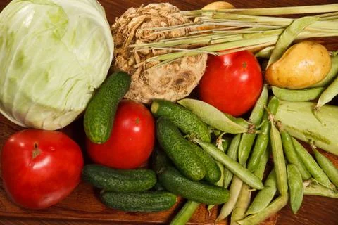 Many different vegetables Stock Photos
