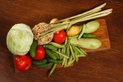Many different vegetables Stock Photos