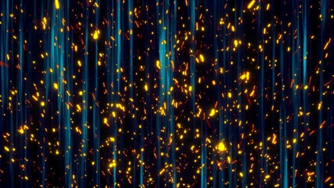 Many different vertical lines with sparkles in space - modern abstraction Vídeos de archivo 95704028