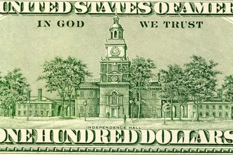 Many dollar bills Stock Photos