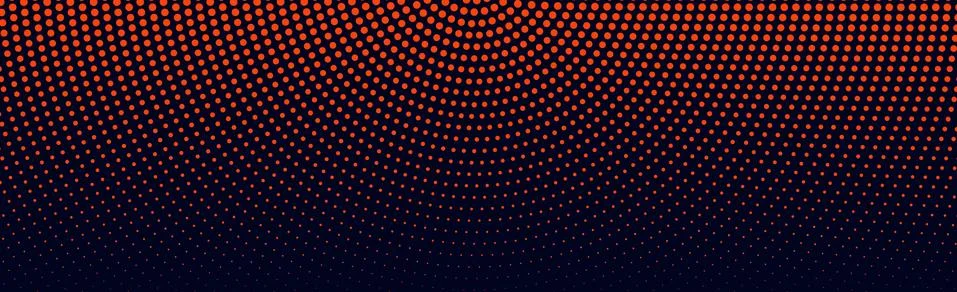 Many dots on a panoramic background - Vector Stock Illustration