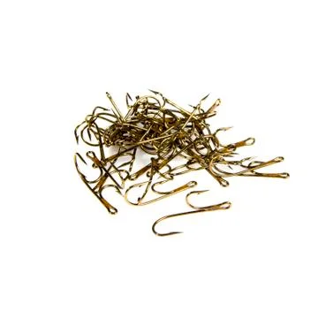 Many double hooks Stock Photos