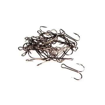 Many double hooks Foto stock