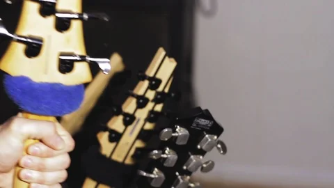 Many electric guitars Stockbeeldmateriaal 85526053