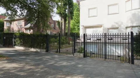 Many Embassy Building Along Avenue Franklin Roosevelt In Brussels Belgium Stock Footage 345010147