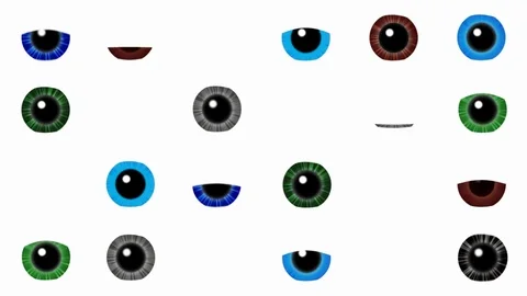 Many eyes sees many Stock Footage