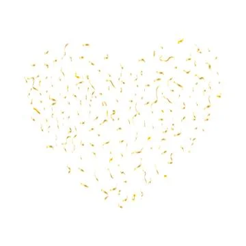 Many Falling Colorful Tiny Confetti And Ribbon Isolated On Transparent Backgr Stock-Illustration