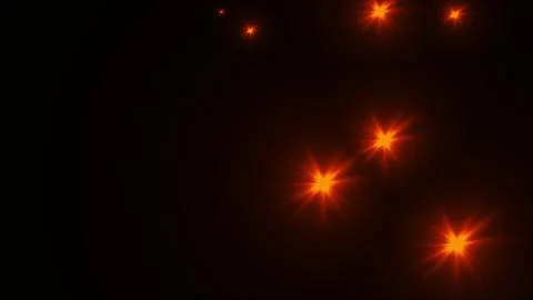 Many of flash lights with random switch on, computer generated modern background Illustrazione stock