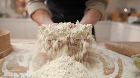 Many Flour Stock Footage 273500955