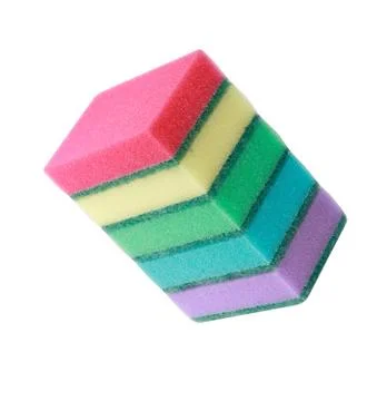 Many foam rubber  sponge Stock-Fotos