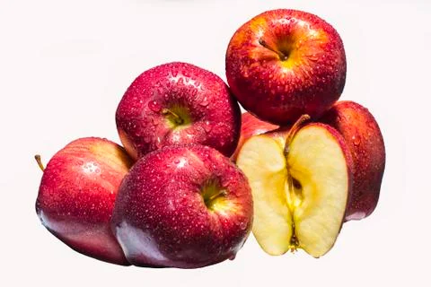 Many fresh apple Stock Photos
