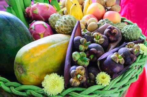 Many fruit Stock Photos