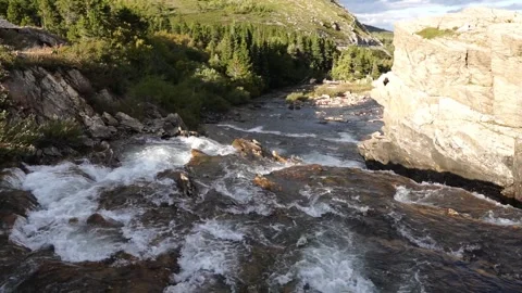 Many Glacier Stock Footage 252544079