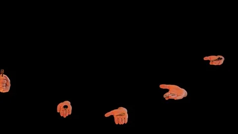 Many hands with keys approaching on black - choice idea concept Видео 73355074