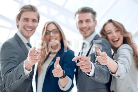 Many happy peoples hands together as team for motivation Stock Photos