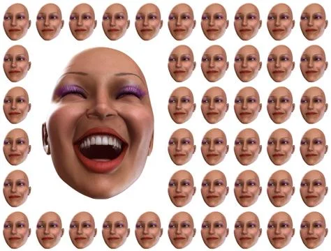 Many Heads Stock Illustration