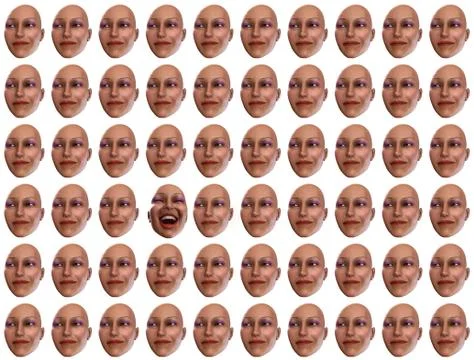 Many Heads Stock Illustration